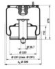 VOLVO 020573312 Boot, air suspension